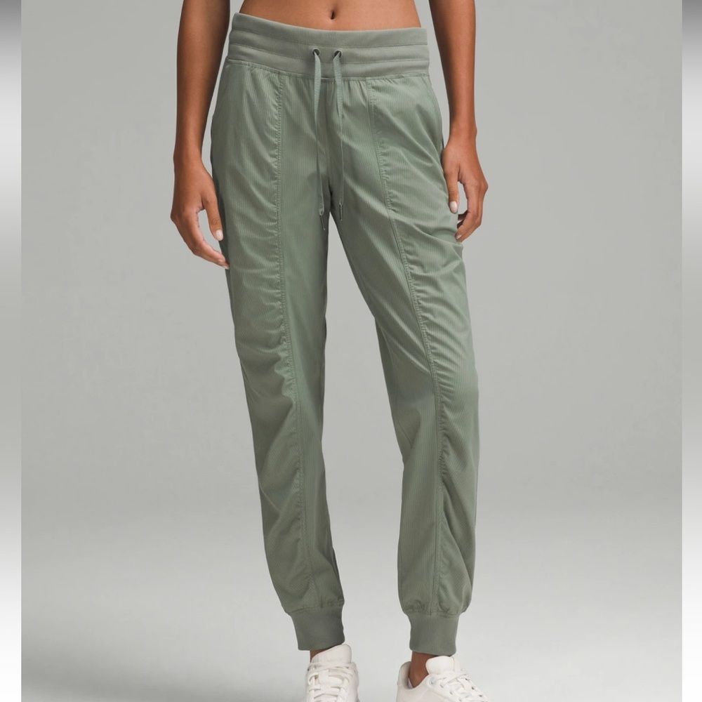 Lululemon Dance Studio Mid-Rise Jogger Green Eucalyptus 8